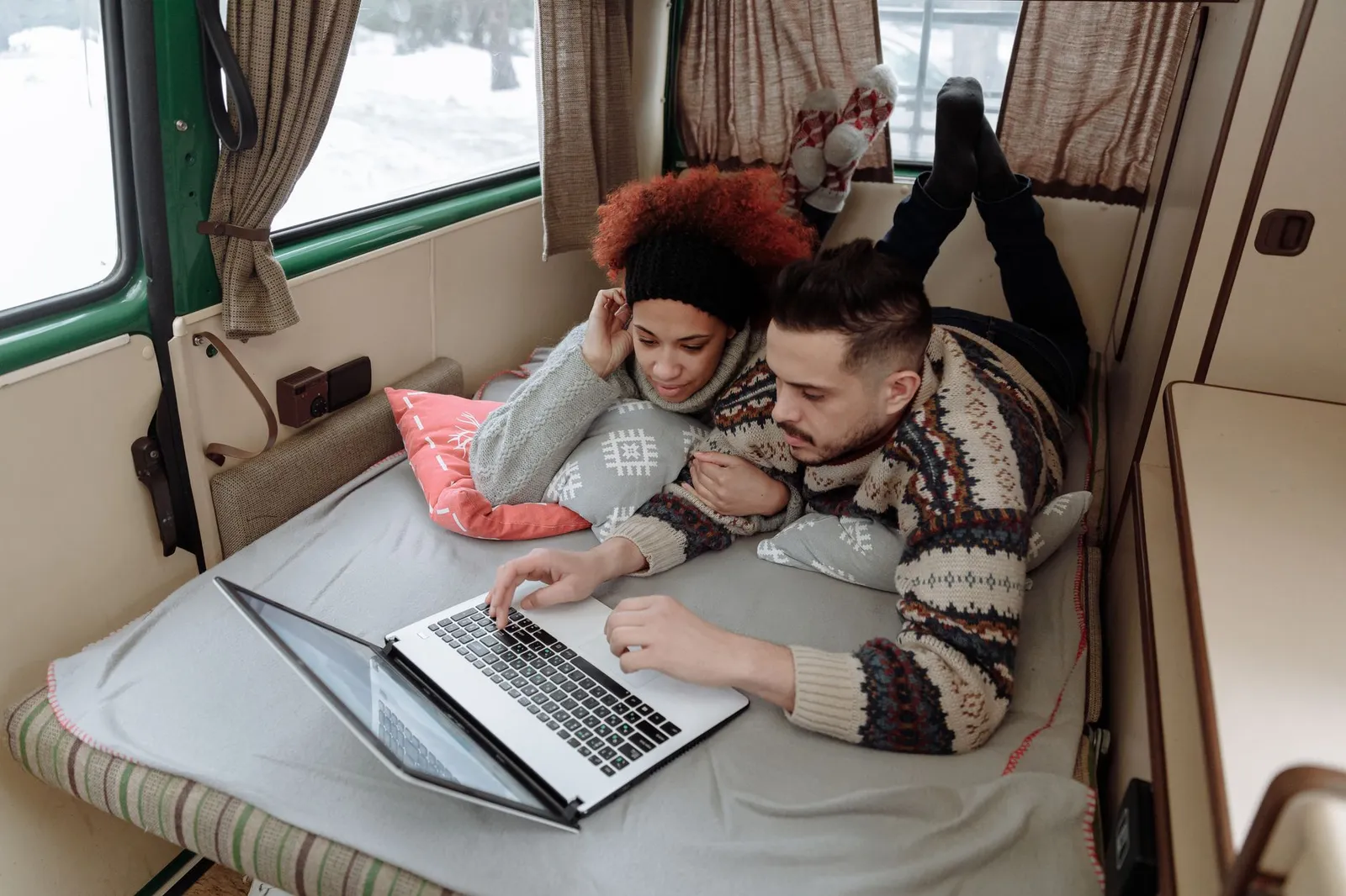 Staying connected from a camper van: plan for a primary connection and a backup.