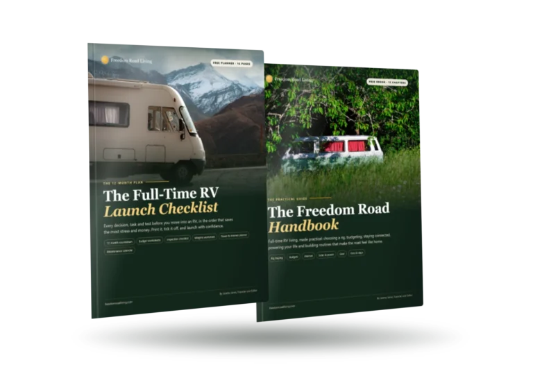 The two free Freedom Road Living books