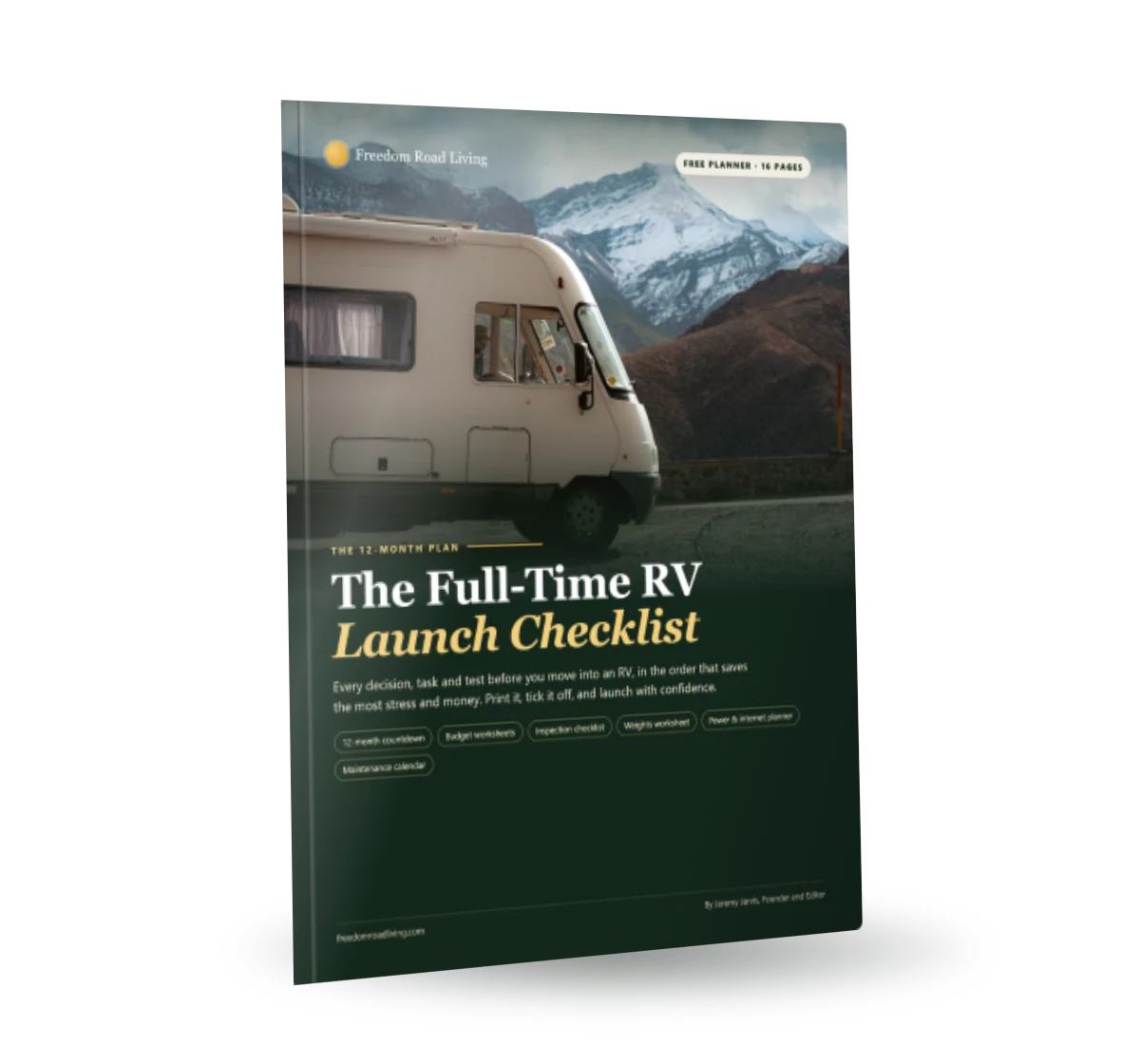 Free download: The Full-Time RV Launch Checklist preview